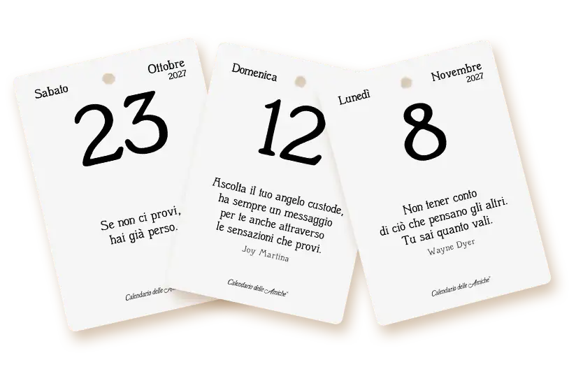 Calendario collage frasi autori 2